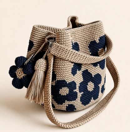 Jeffs Flower Crochet Bags