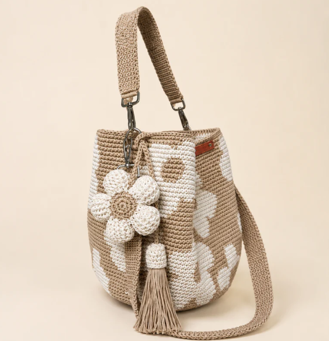 Jeffs Flower Crochet Bags