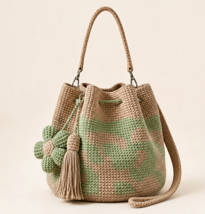 Jeffs Flower Crochet Bags